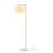 Hogle 62.2" Brass Arched Floor Lamp