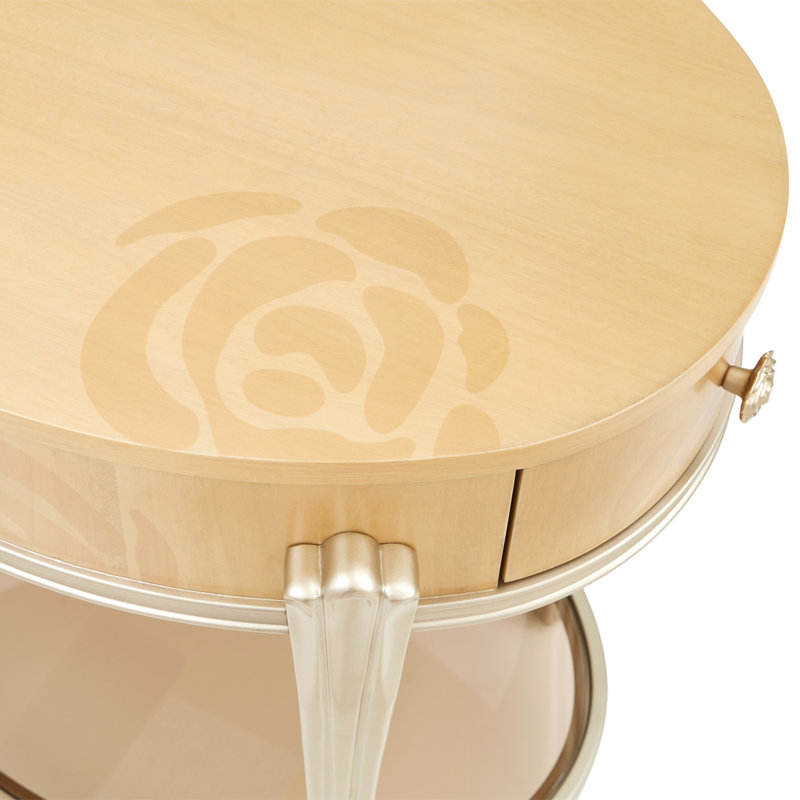 Camellia Field Caramel End Table