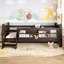 Lit simple en bois massif pour enfants avec bibliothèques, escaliers mignons et garde-corps-809318903-809318906