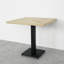 Acamas Oak Metal Base Dining Table-1060729824