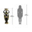 Cleopatra's Nubian Guard Large-Scale Statue
