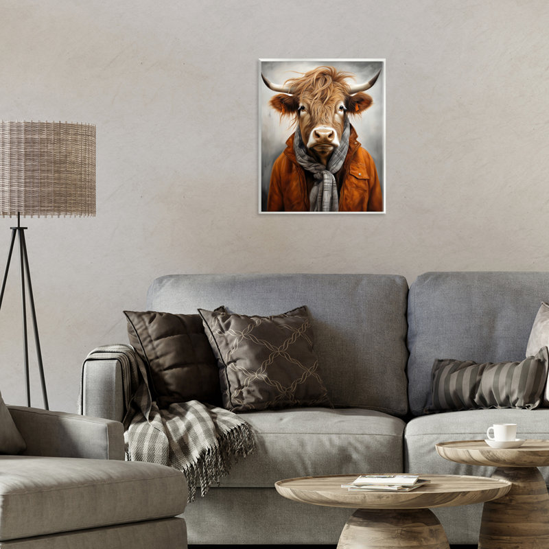 Plaque murale Buster Bull Horn, design par Ray Powers