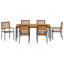 7 Piece Garden Dining Set Acacia-153793262