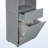 Large Storage Space Tilt-Out Laundry Hamper and Upper Storage Cabinet-105205761