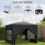 Medberry 3m x 3m Steel Pop-up Gazebo-669427533