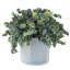 Eucalyptus artificiel en pot géométrique