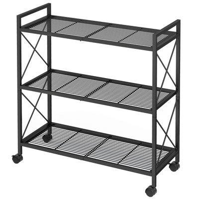 80cm W Shelving Unit with Wheels