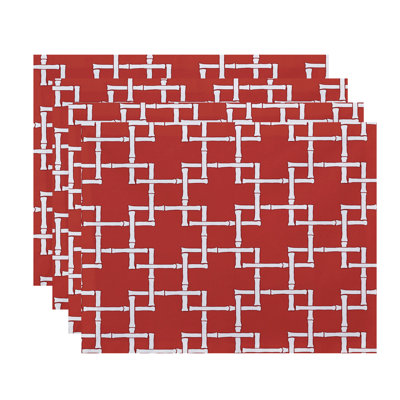 Connelly Polyester Geometric Rectangle Placemat