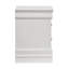 Table de chevet 2 tiroirs blanc