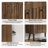 Mid-Century Modern Vertical Grooved Shoe Cabinet, Ideal For Hallways And Entrances-1768344863
