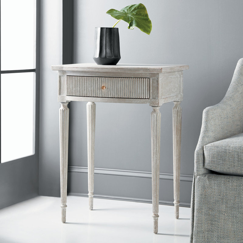 Ribbed 1 - Drawer Nightstand