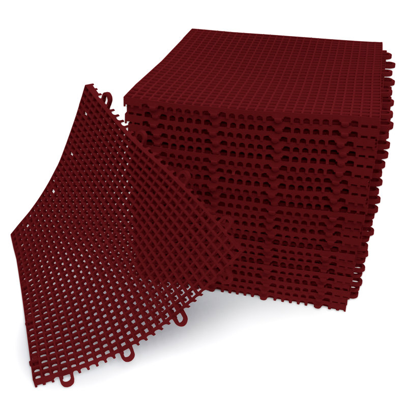 Paquet de 25 tuiles confort, Rouge