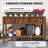 Dual-Tier Raised Garden Bed,Elevated Wood Planter Box,With Storage Shelf,Drainage Holes,And Liner-2138197839