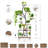 63" Tall Plant Stand Indoor with Grow Lights, Brown