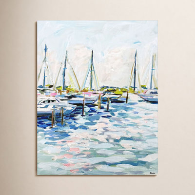 Marina at Dusk Framed Art