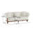 Clintin 82" Boucle Upholstered Rubberwood Sofa With Curved Round Arm-111531999