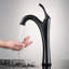 Ensemble de lavabo vasque en céramique blanche 14 po et robinet Arlo avec bonde escamotable Kraus Elavo-35678495
