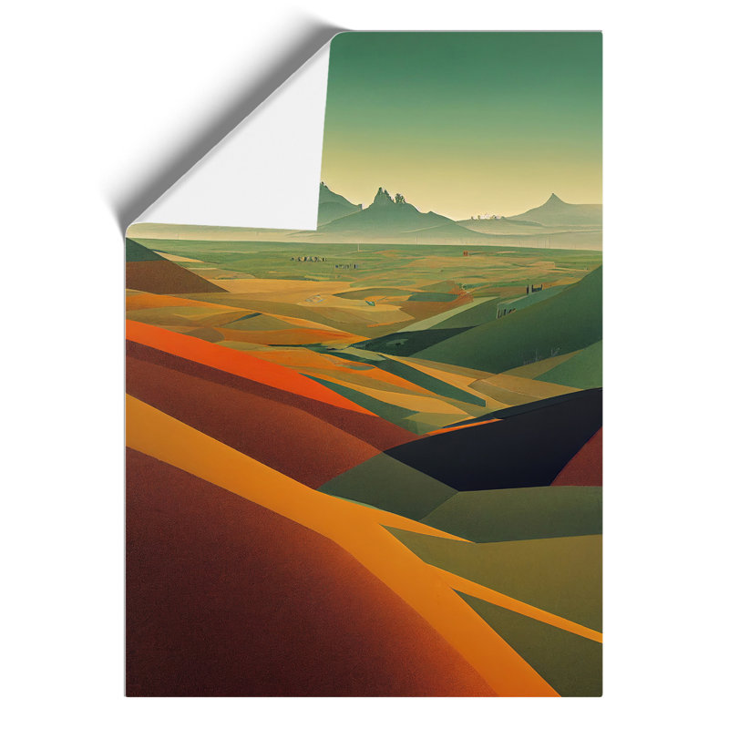 Brilliant Mountain Landscape - Wall Art, 42cm H x 29.7cm W, Paper