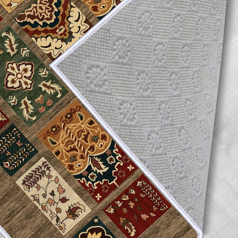 Premium 3D Printed Area Rug, 5.2 x 7.5 Feet, 100% Polyester, 650 g/m² | Antibacterial, Non-Slip PVC Dot Underside, Machine Washable | Ideal for Living Room, Bedroom & Home Decor, Soft Pile Height: 0.3 Inches