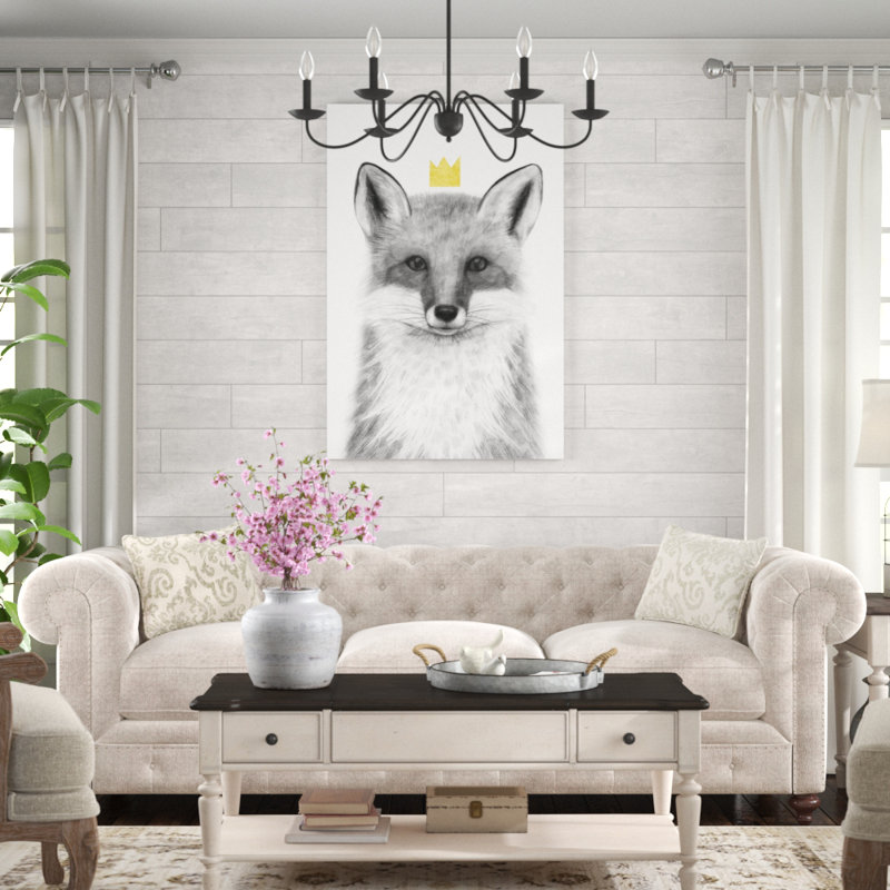 Royal Forester III by Victoria Borges - Painting Print, 122cm H x 81cm W, Black Floater Framed