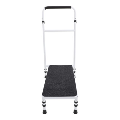 Marchepied réglable avec poignée, aide à la mobilité robuste et antidérapante pour les personnes âgées