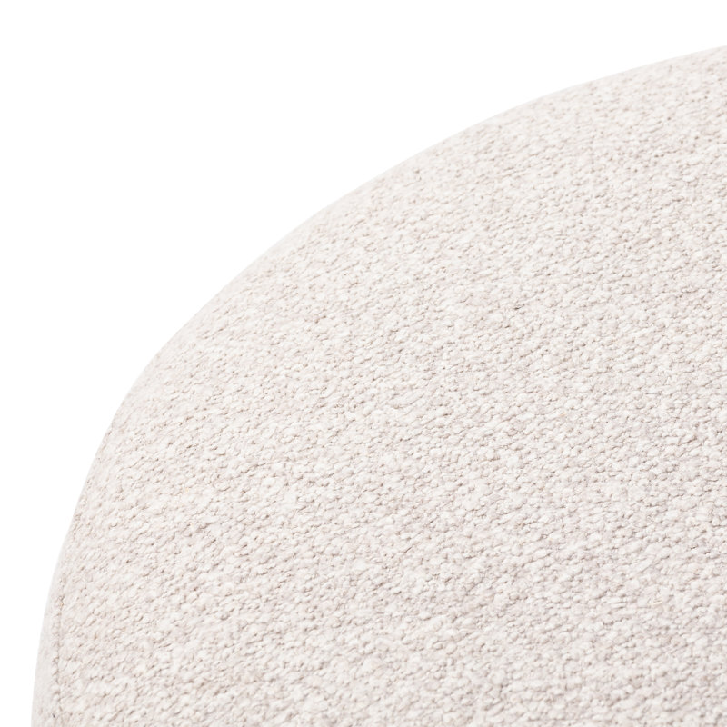 Esben Storage 39" Sattley Fog Ottoman, Saddle Fog Boucle, Dark Brown