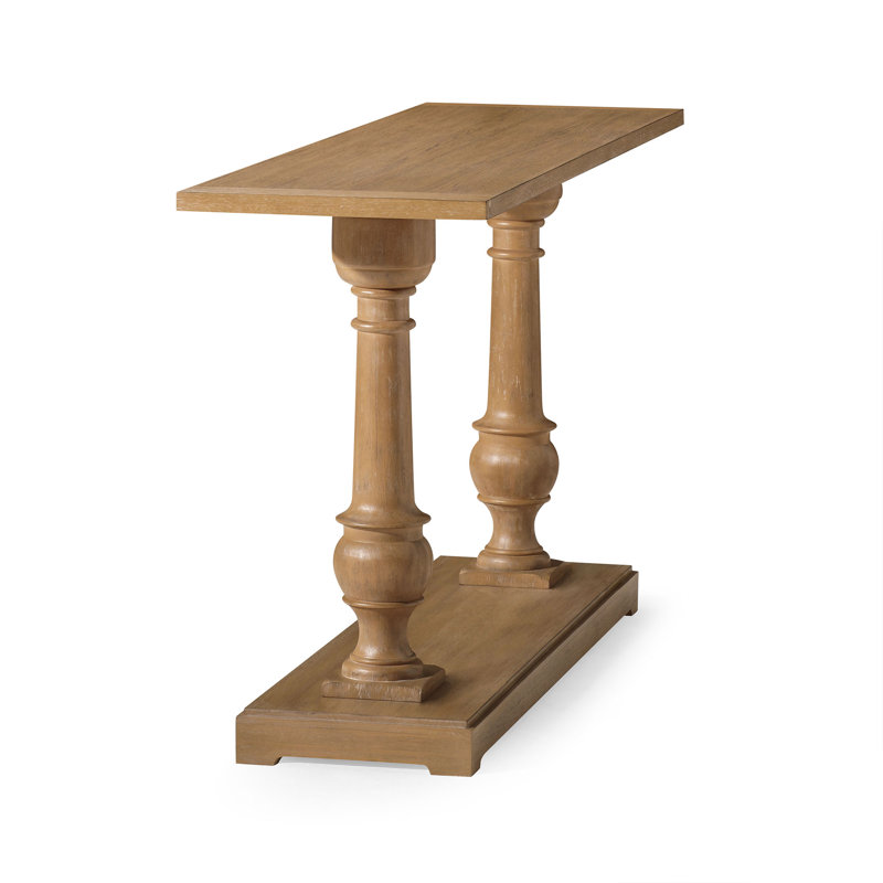 Arthur 60" Antiqued Natural Solid Wood Console Table