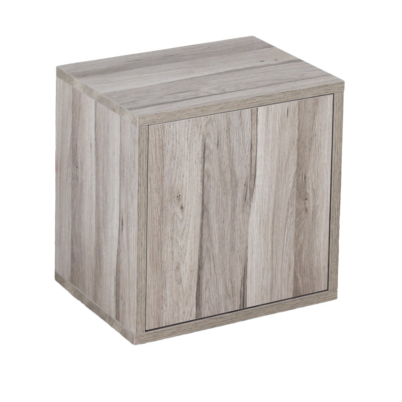 Skandi Accent Shelf, Grey Oak