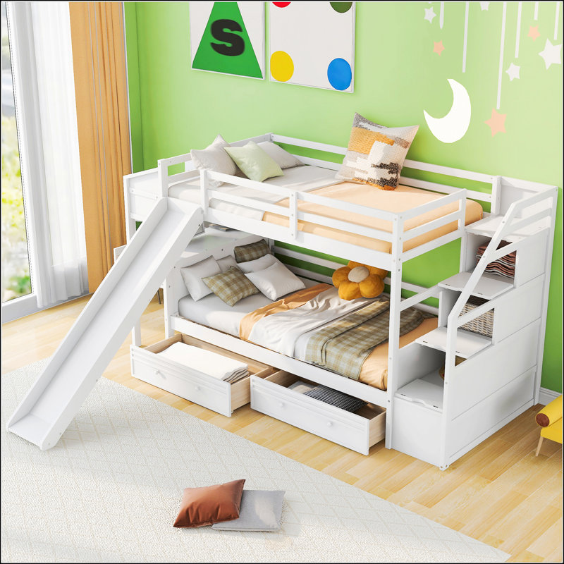 Bunk Bed With Storage Staircase