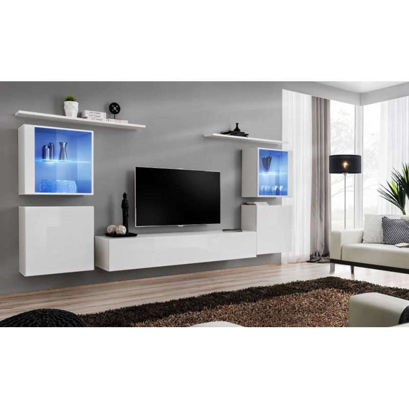 Unfinished Entertainment Centre for TVs up to 75", White