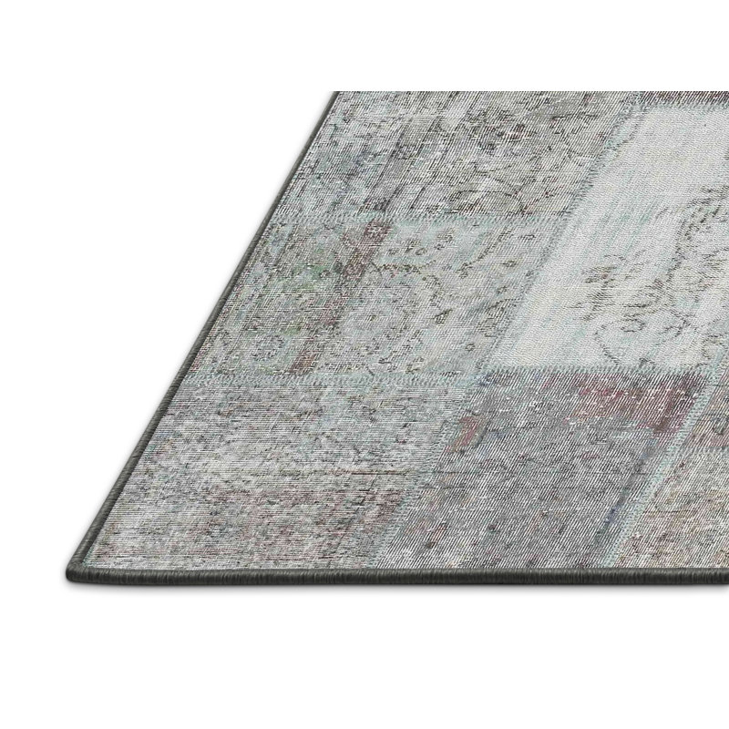 Tapis gris zone contemporaine, Rectangle 8 pi x 10 pi