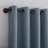 Channing Grid Texture Draft Shield Fleece Insulated 100% Blackout Grommet Curtain Panel-55233319-55233313