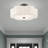 Copper Linen Blend Semi Flush Mount-186255095-186254600