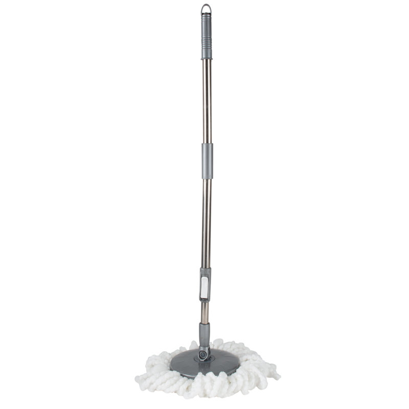 Simplify Gray Microfiber Self Wringing Mop & Bucket Set