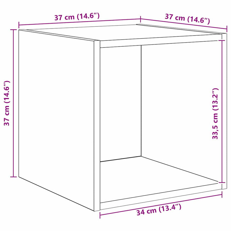 TV Cabinet Set 3 Pcs Engineered Wood, Artisan Oak