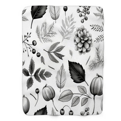 Couverture en sherpa de qualité supérieure 1 pièce Monochromatique