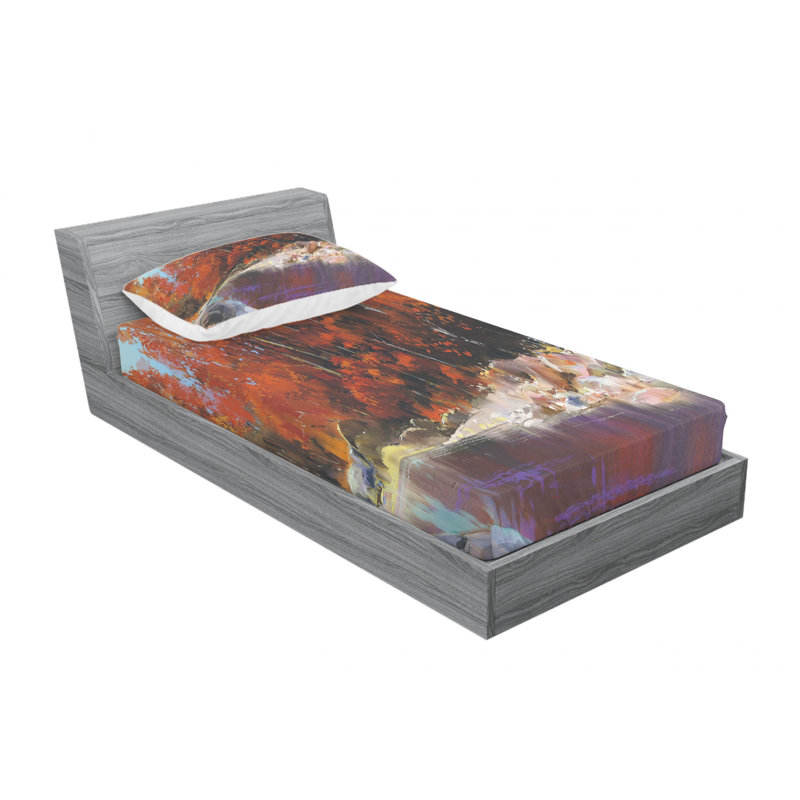Microfiber Sheet Set, Twin XL Sheet Set with 1 Pillowcase