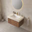 Meuble-lavabo mural simple 30 po avec lavabo-449464749