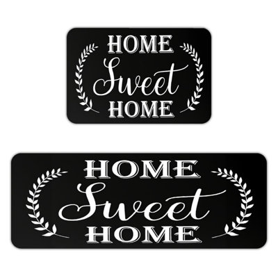 Ensemble de 2 tapis de cuisine Wreath
