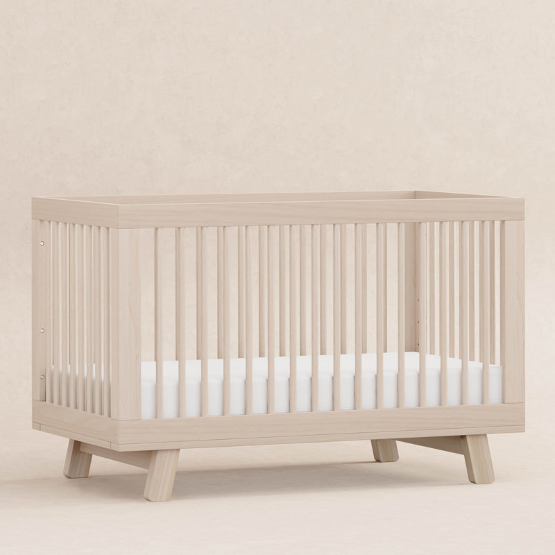 Hudson 3-in-1 Convertible Crib, Washed Natural