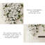 Art mural floral minimaliste en grès minimaliste avec lumières à DEL - culture de l'eau-23598290
