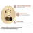 Herathena Wall Mounted Stainless Steel Round Luxury Complete Shower System with 6 Body Jets-81076468