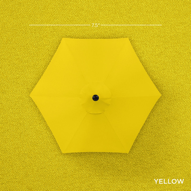 Parasol de marché Market, Jaune