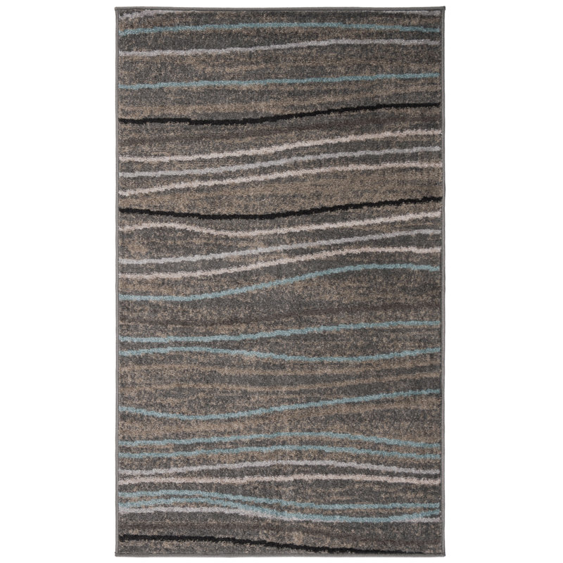 Mcnealy Performance Abstract Rug, Rectangle 3' x 5'