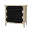 Buffet 3 tiroirs avec tablettes réglables, armoire de rangement avec tiroirs décoratifs en corde tissée à la main pour le salon