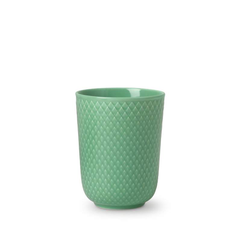Handmade Porcelain Coffee Mug, Green