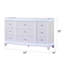 Commode 9 tiroirs Elmin