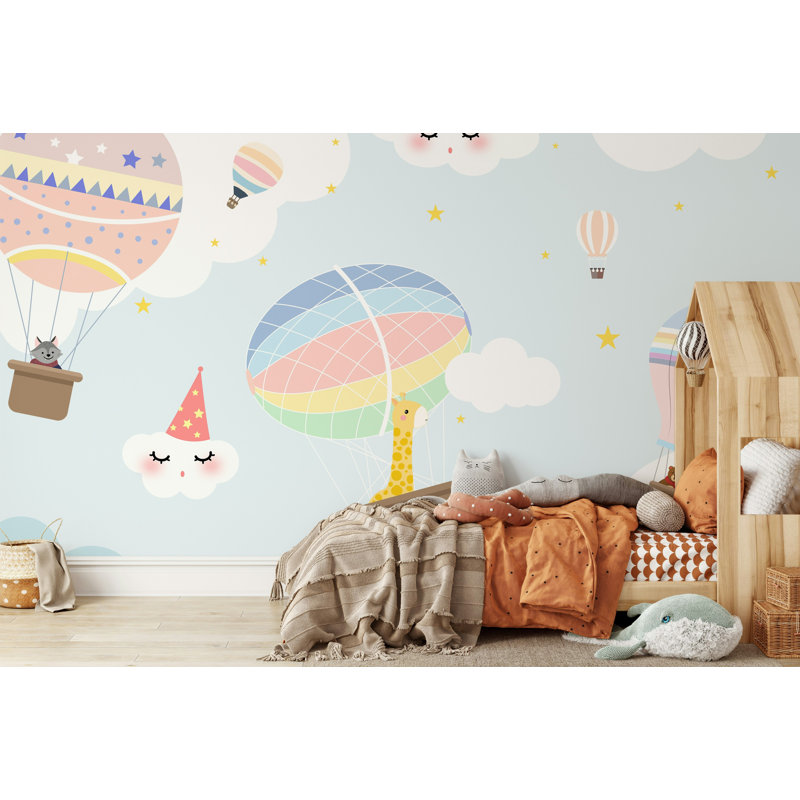Papier peint amovible Sleeping Clouds, L 35 po x l 55 po