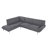 Abel 106" Oversized Family Sectional Sofa-1149431384
