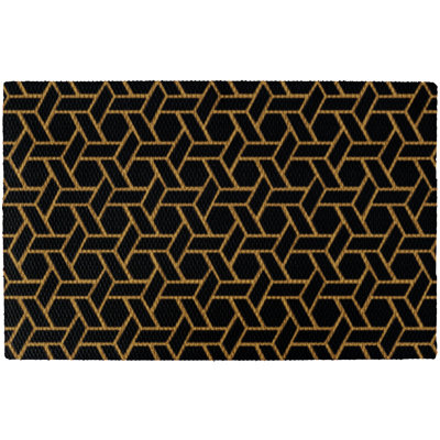 Neighburly Non-Slip Geometric Indoor/Outdoor Doormat